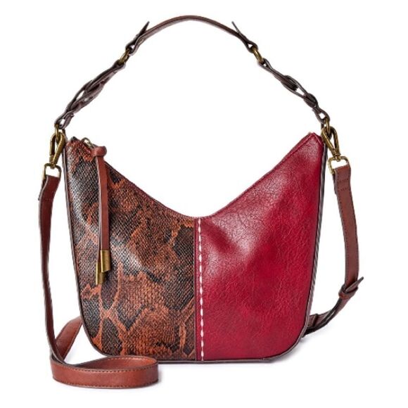 Faux Leather Crossbody Bag - Picture 1 of 7